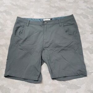 Flylow Shorts Mens XL Gray Pockets Outdoors Hiking Travel
